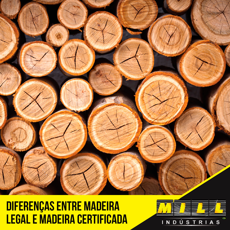 Diferenças entre madeira legal e madeira certificada