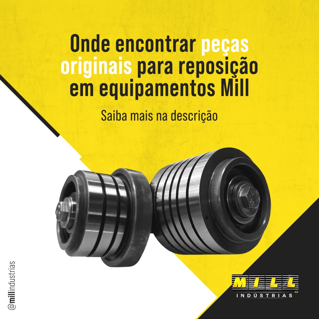 Onde encontrar peças originais para reposição em equipamentos Mill