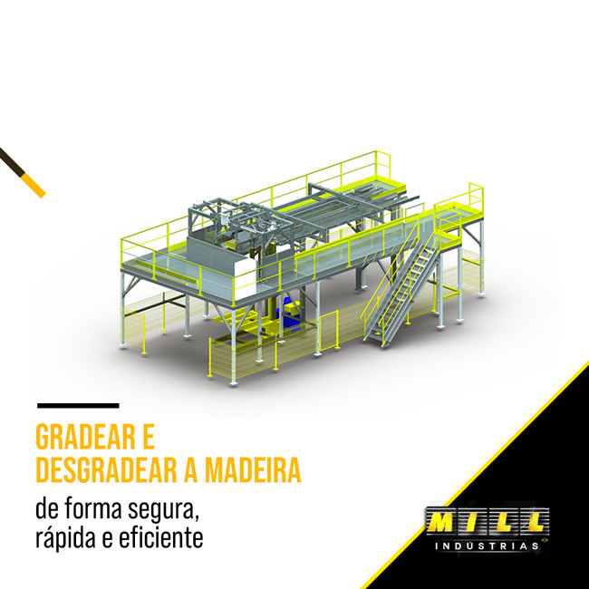 Gradear e desgradear a madeira de forma segura, rápida e eficiente