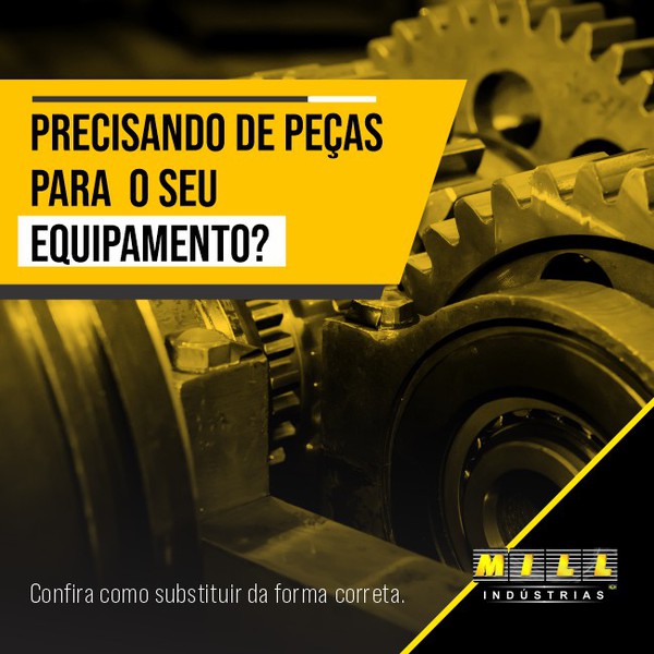 Precisando de peças para seu equipamento? Confira como substituir da forma correta.